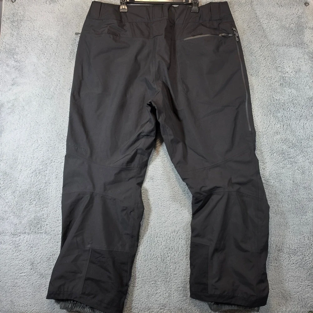 Patagonia Gore-Tex Powder Bowl Snow Pants Men XXL Black Waterproof Ski Snowboard